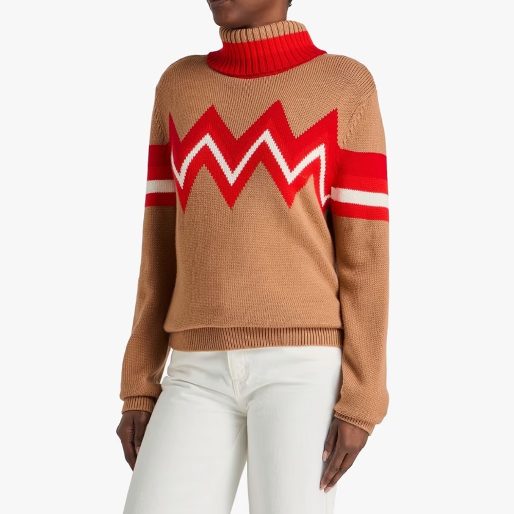 Perfect moment Alpine merino wool ski sweater